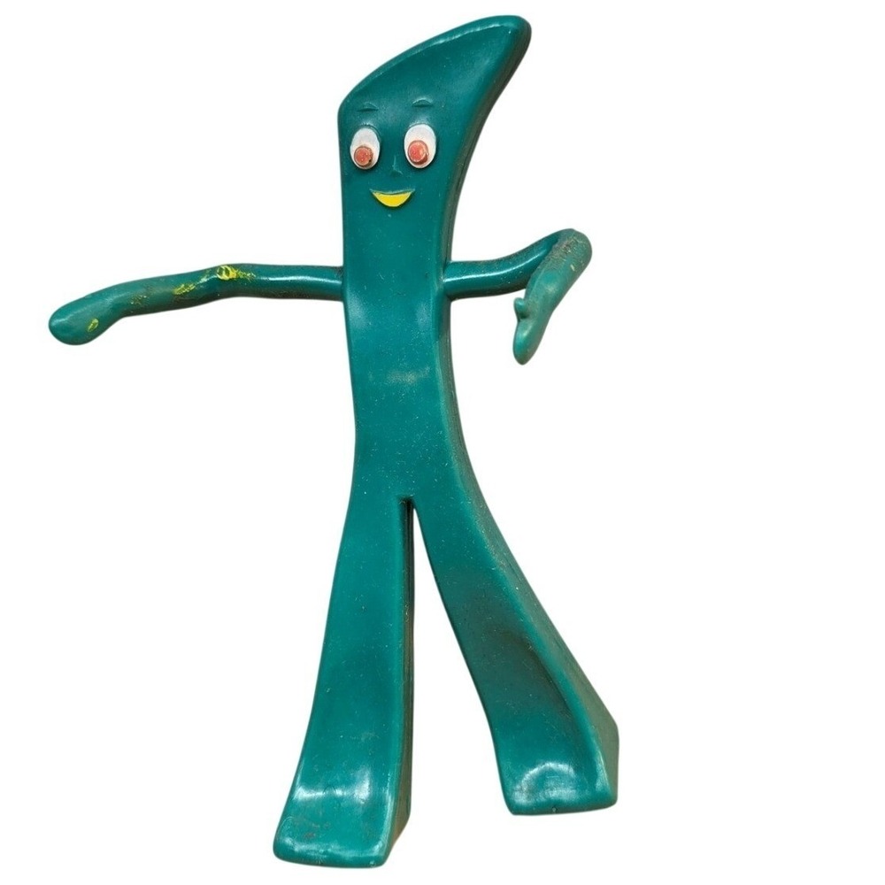 Jesco Hong Kong Gumby Action Figure Bendable/Poseable 6" Tall‎ Green
